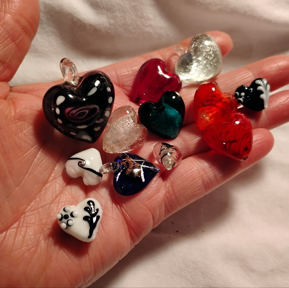 100+Lampwork/Dichroic Glass Beads - Picture 2 of 6